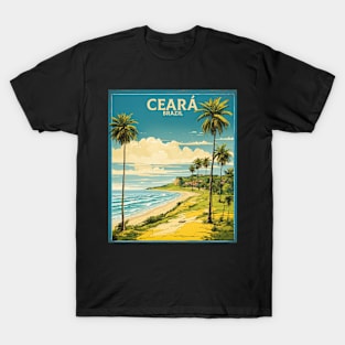 Ceara Brazil Vintage Tourism Travel Poster T-Shirt